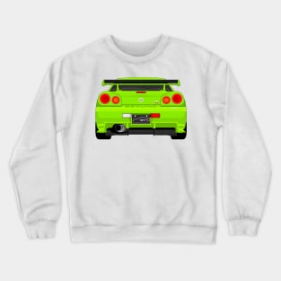 GTR R34 LIME Crewneck Sweatshirt